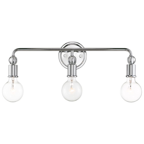 Nuvo Lighting Bounce Polished Nickel Bathroom Light by Nuvo Lighting 60/6563