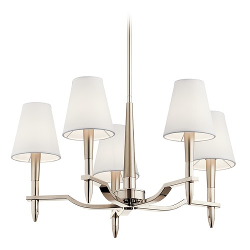 Kichler Lighting Kinsey 5-Light Polished Nickel Chandelier by Kichler Lighting 44310PN