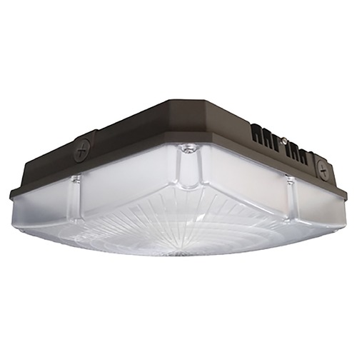 Nuvo Lighting 28W LED 8.50'' Bronze Low Profile Square Canopy Light 4000K by Nuvo Lighting 65/138