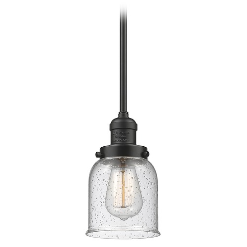 Innovations Lighting Innovations Lighting Small Bell Oil Rubbed Bronze Mini-Pendant Light with Bell Shade 201S-OB-G54