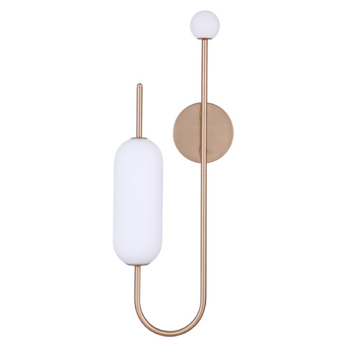 Tuli Satin Brass LED Sconce by Craftmade Lighting