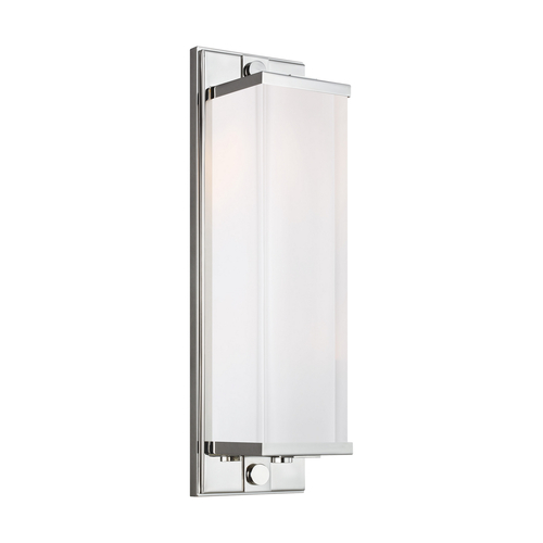 Visual Comfort Studio Collection Thomas OBrien Logan 16.50-Inch Tall Polished Nickel Linear Tall Sconce by Visual Comfort Studio TV1222PN