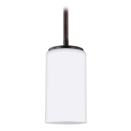 Generation Lighting Hettinger Bronze LED Mini Pendant by Generation Lighting 6124601EN3-710