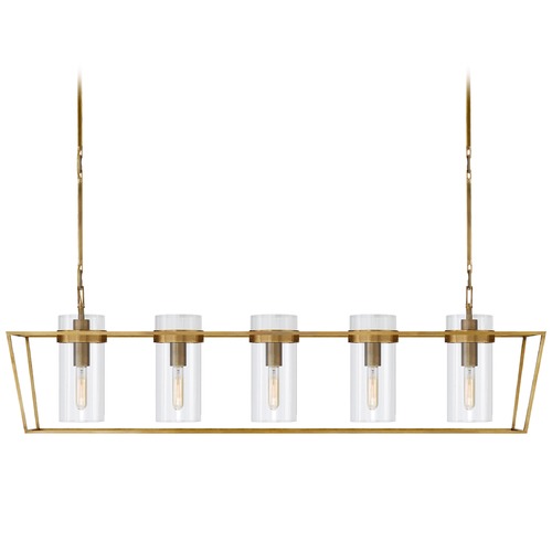 Ian K. Fowler Presidio Linear Lantern in Brass by Visual Comfort Signature