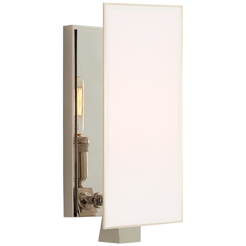 Visual Comfort Signature Collection Thomas OBrien Albertine Sconce in Polished Nickel by Visual Comfort Signature TOB2340PNWG