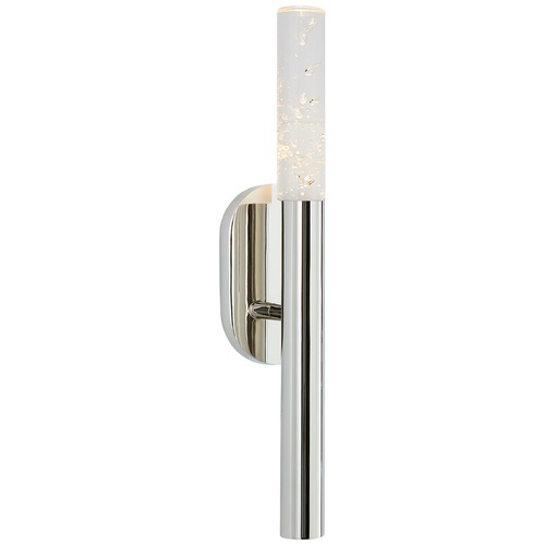 Kelly Wearstler Rousseau Small Bath Sconce in Nickel by Visual Comfort Signature