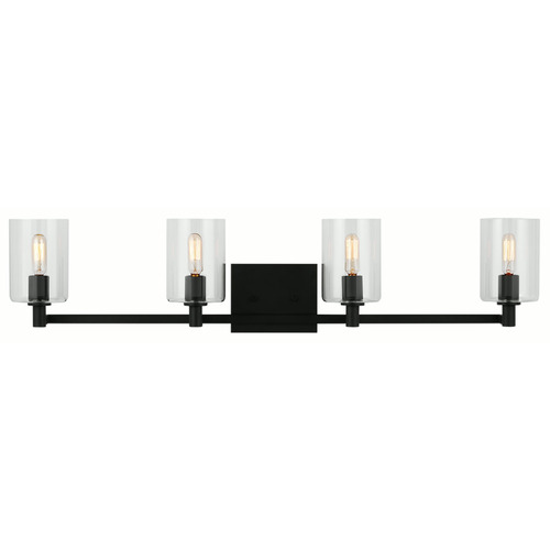 Visual Comfort Studio Collection Visual Comfort Studio Collection Fullton Midnight Black Bathroom Light 4464204-112