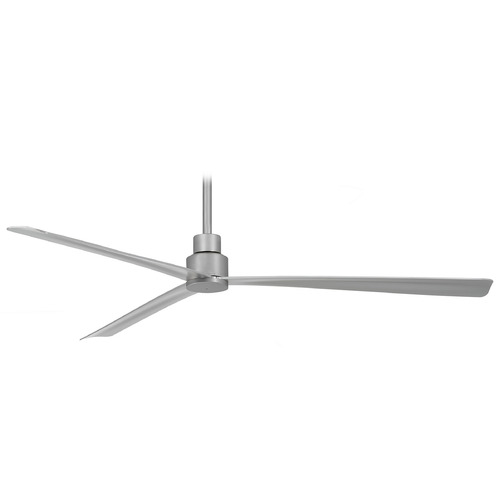 Minka Aire Simple Silver Ceiling Fan Without Light
