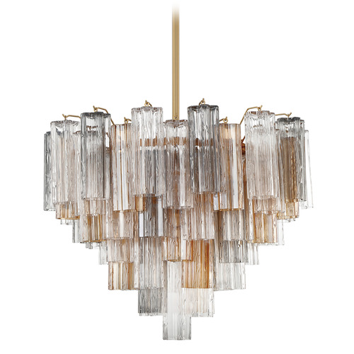 Crystorama Lighting Addis Aged Brass Chandelier