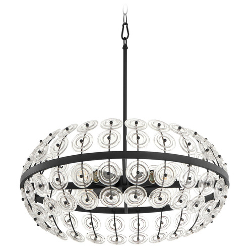 Cyan Design Selena Matte Black Pendant Light with Oblong Shade