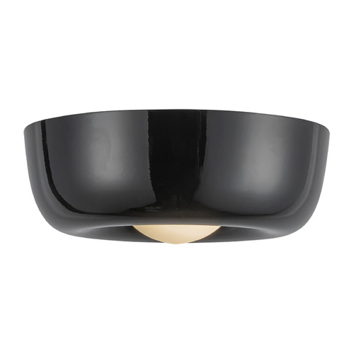 Kuzco Lighting Hayden Glossy Black LED Flushmount Light