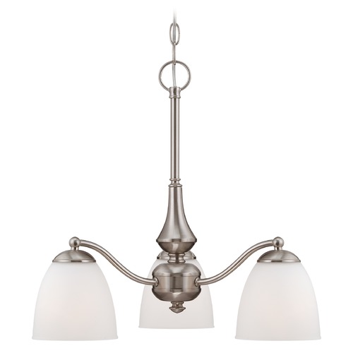Chandelier in Brushed Nickel by Nuvo Lighting