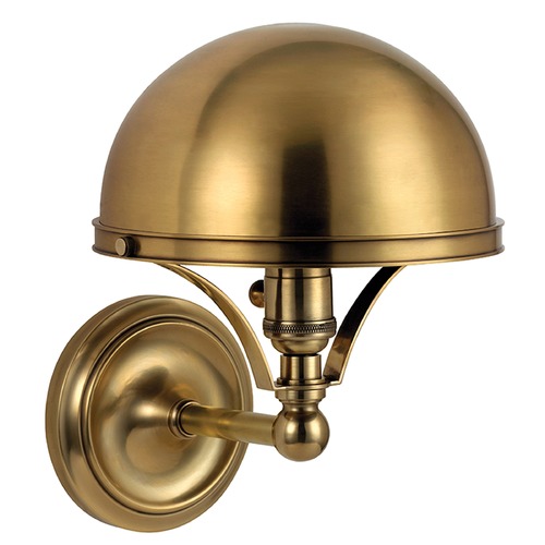 Hudson Valley Lighting Covington Sconce in Aged Brass by Hudson Valley Lighting 521-AGB