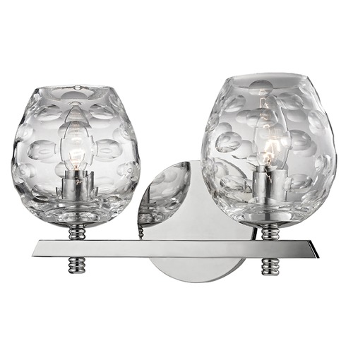 Hudson Valley Lighting Burns 2-Light Bathroom Light in Polished Nickel by Hudson Valley Lighting 1252-PN