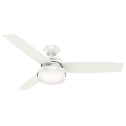 Hunter Fan Company 52-Inch Fresh White LED Ceiling Fan by Hunter Fan Company 59169