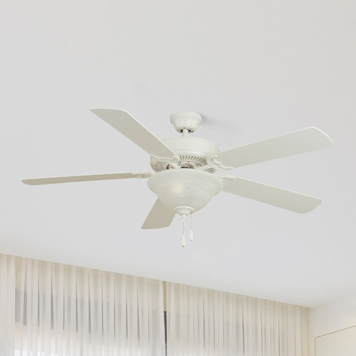 Maxim Lighting 52-Inch Basic-Max Matte White Ceiling Fan by Maxim Lighting 89905MW