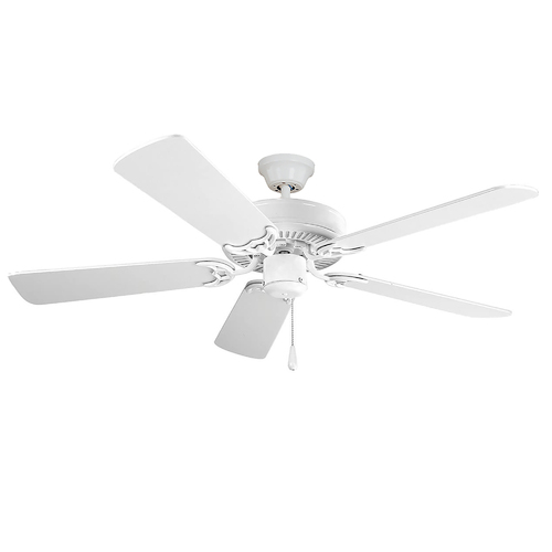 52-Inch Basic-Max Matte White Ceiling Fan by Maxim Lighting