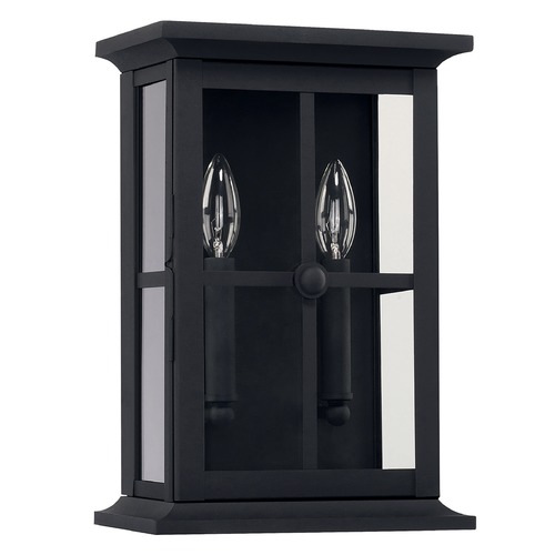 Mansell 14-Inch Outdoor Wall Light in Black by Capital Lighting