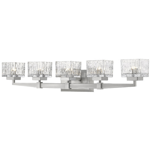 Z-Lite Rubicon Brushed Nickel Bathroom Light by Z-Lite 1927-5V-BN