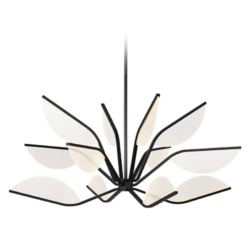 Belterra 38-Inch LED Chandelier in Black by Visual Comfort Modern