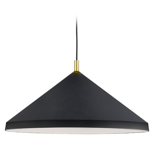 Kuzco Lighting Dorothy Black & Gold Pendant by Kuzco Lighting 493126-BK/GD