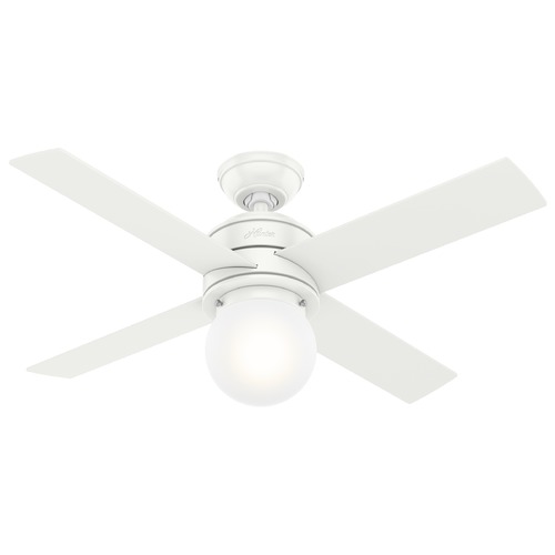 Hunter Fan Company Hepburn Matte White LED Ceiling Fan by Hunter Fan Company 50275