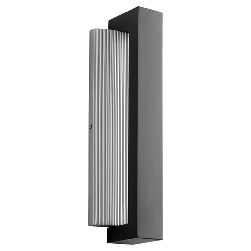 Verve Outdoor LED Wall Light in Black & Aluminum by Oxygen Lighting