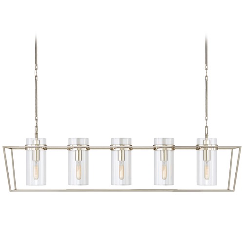 Ian K. Fowler Presidio Linear Lantern in Nickel by Visual Comfort Signature