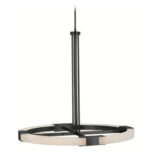 Visual Comfort Signature Collection Kelly Wearstler Covet Chandelier in Bronze & Alabaster by VC Signature KW5140BZ/ALB