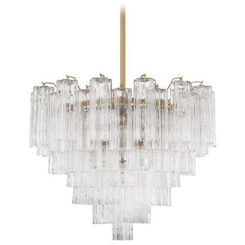 Crystorama Lighting Crystorama Lighting Addis Aged Brass Chandelier ADD-312-AG-CL