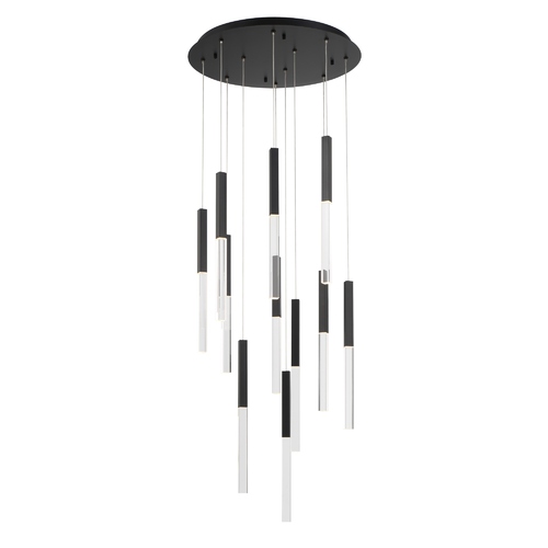 Eurofase Lighting Benicio LED Chandelier in Matte Black by Eurofase 46477-019