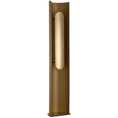 Shielded Medium Floor Lamp in Antique Brass by VC Modern