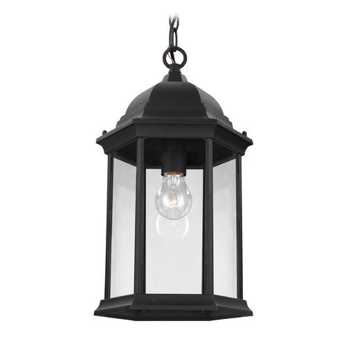 Sevier Black Outdoor Hanging Light by Generation Lighting