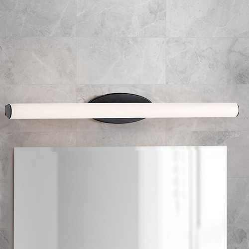Modern Forms by WAC Lighting Mini Loft 24-Inch LED Bath Light in Black by Modern Forms WS-14824-BK