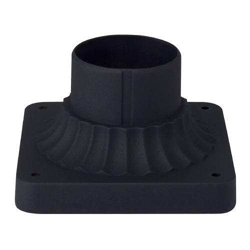 Capital Lighting Outdoor Pier Mount Flange in Black by Capital Lighting 929902BK