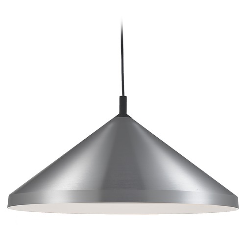 Dorothy Brushed Nickel & Black Pendant by Kuzco Lighting