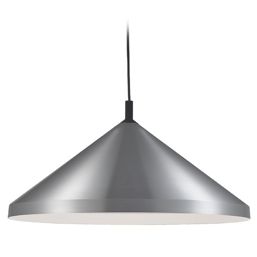 Kuzco Lighting Dorothy Brushed Nickel & Black Pendant by Kuzco Lighting 493126-BN/BK