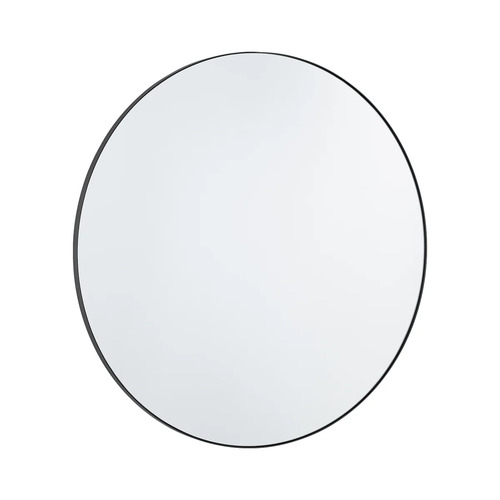 36-Inch Round Mirror in Matte Black by Quorum Lighting