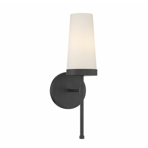 Haynes Wall Sconce in Matte Black by Savoy House