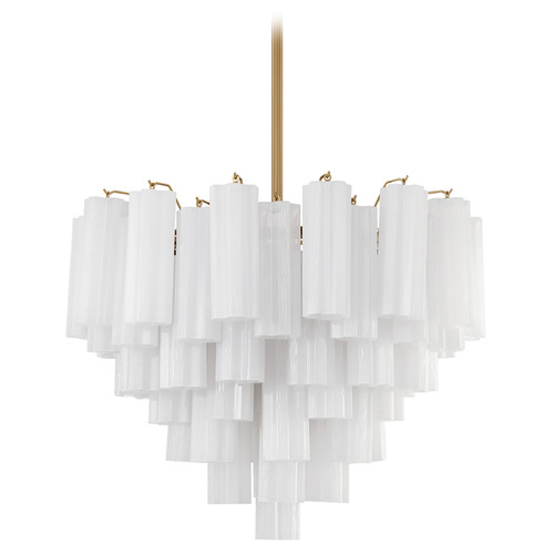 Crystorama Lighting Addis Aged Brass Chandelier