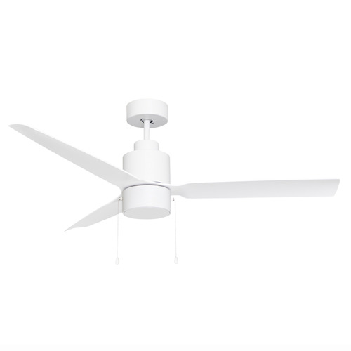 Maxim Lighting Falcon - Pull Matte White LED Ceiling Fan with Light