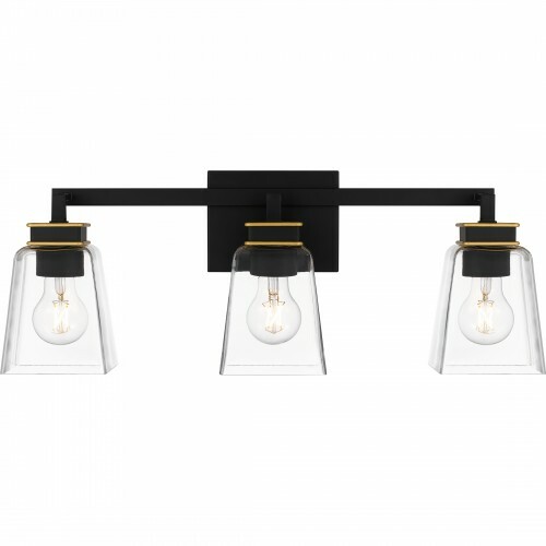 Quoizel Lighting Almany 23-Inch Bath Light in Matte Black by Quoizel Lighting ALY8623MBK