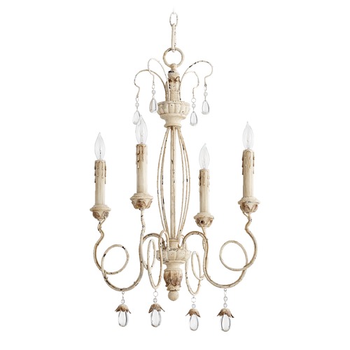 Quorum Lighting Venice Persian White Mini-Chandelier by Quorum Lighting 6044-4-70