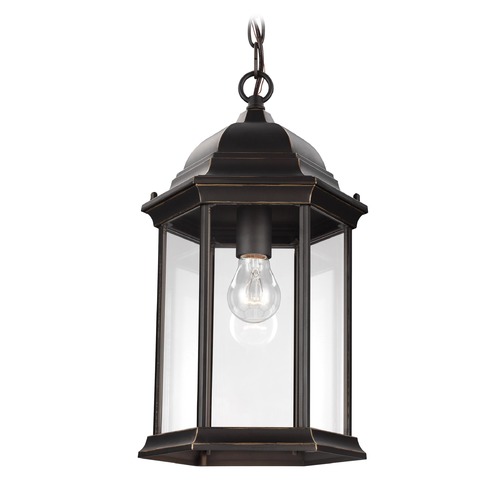 Sevier Antique Bronze Outdoor Hanging Light by Generation Lighting