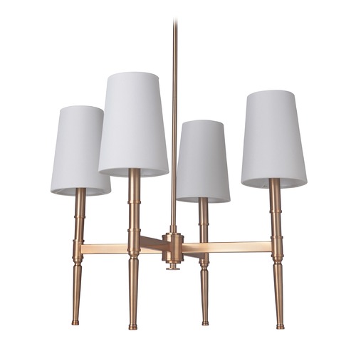 Ella 25.50-Inch Satin Brass Chandelier by Craftmade Lighting