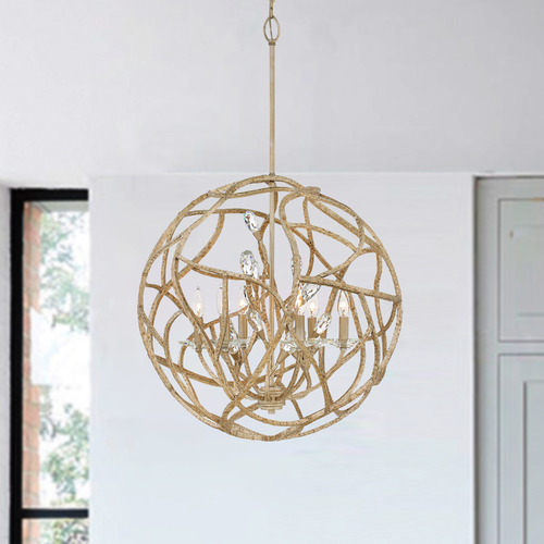 Eve 24-Inch Wide Gold Pendant by Fredrick Ramond