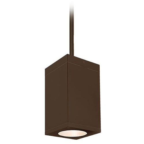 Cube Arch Bronze LED Outdoor Hanging Light by WAC Lighting
