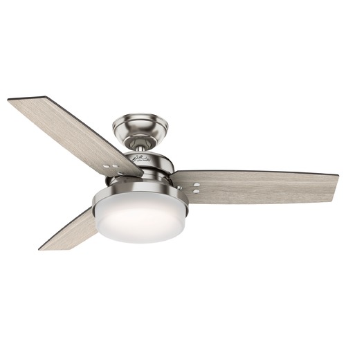 Hunter Fan Company 44-Inch Sentinel Fan in Brushed Nickel by Hunter Fan Company 50394