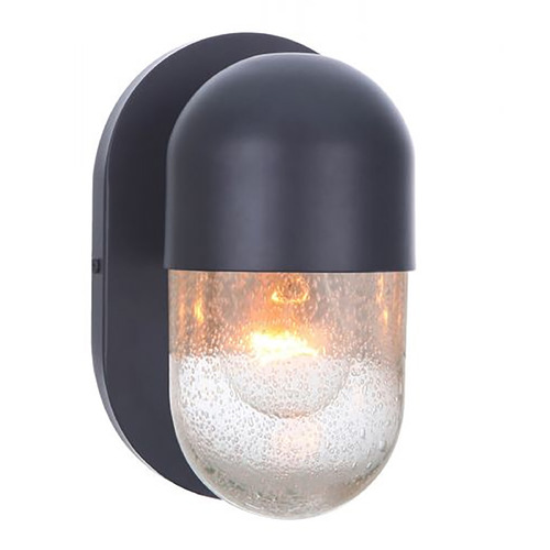 Craftmade Lighting Pill Flat Black Sconce by Craftmade Lighting 55001-FB