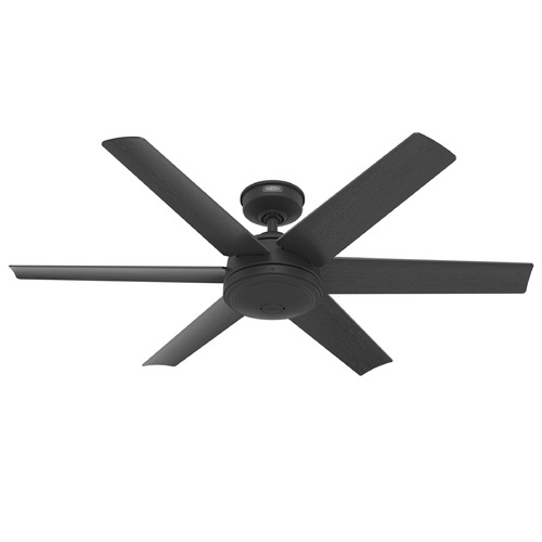 Jetty 52-Inch Outdoor Fan in Matte Black by Hunter Fan Company